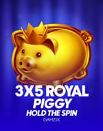 3x5 Royal Piggy: Hold The Spin